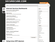 Tablet Screenshot of blog.securecube.com